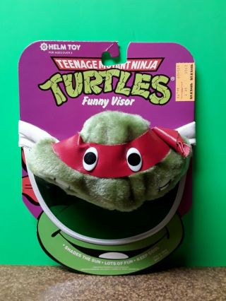 1988 Teenage Mutant Ninja Turtles Funny Visor - Rare