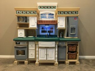 Step 2 Toy Kitchen,  Pretend Play Kitchen Set W/ Accessories,  Realistic Features