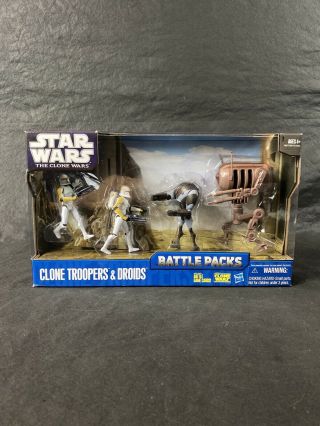 Star Wars Clone Troopers & Droids Battle Packs The Clone Wars Cards And May Inc
