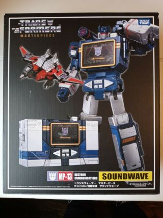 Transformers Takara Masterpiece Mp - 13 Soundwave With Ko Ratbat