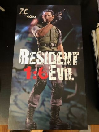 Zc Toys / Resident Evil " Chris Redfield " 1:6 Scale Action Figure