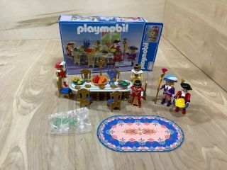 Vintage Geobra Playmobil 3021 Royal Feast Banquet Castle Ladies Princess W/ Box