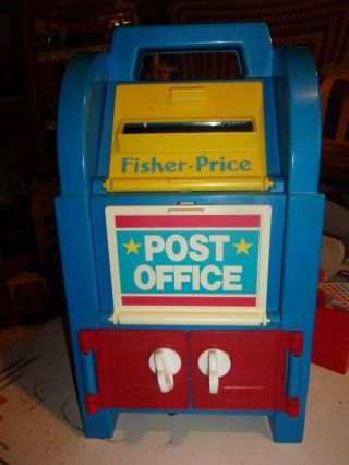Vintage Fisher Price Post Office Mail 1989 Rare 80 