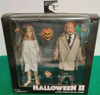 Neca Halloween Ii Laurie Strode Dr.  Loomis 2 Pack 100 Authentic