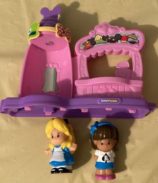 Fisher Price Little People Magic Of Disney Alice’s Mad Hatter Shop Complete