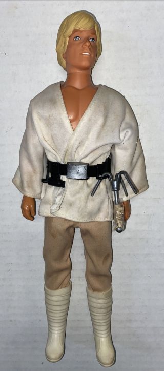 Vintage Kenner 1978 Star Wars Luke Skywalker 12” Inch Figure With Grappling Hook