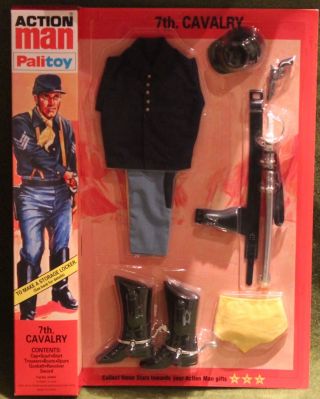 Vintage Action Man 40th Anniversary 7th Us Cavalry Uniform Carded Boxed