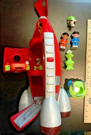 Iplay Happyland Lift - Off Rocket Elc Early Learning Centre Playset Space Alien