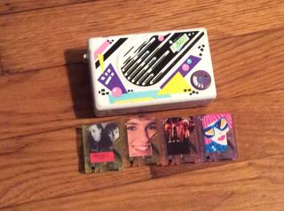Vintage Fisher - Price Pocket Rocker Mini Tape Player With 4 Tapes -