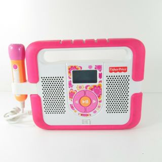 Fisher Price Kid Tough Music Player With Microphone Pink