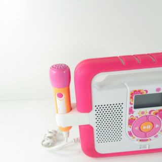 Fisher Price KID TOUGH MUSIC PLAYER with Microphone Pink 3