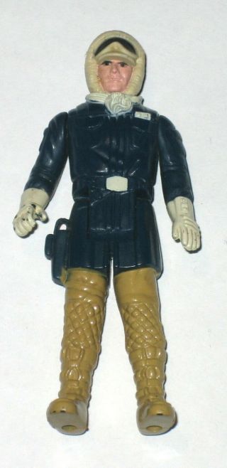 Vintage Star Wars Pbp No Coo Pure Pink Face Han Hoth Figure