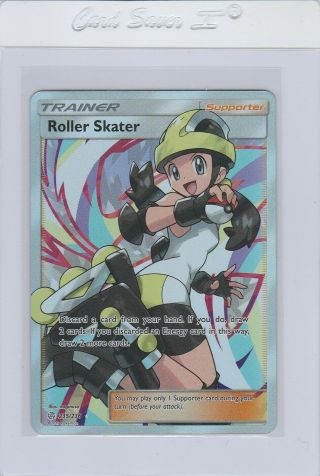2019 Pokemon Trainer Roller Skater Girl 235/236 Holo Foil