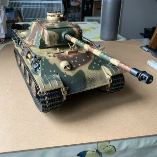 1/18 Ultimate Soldier German Panther Tank Rare Ambush Camo