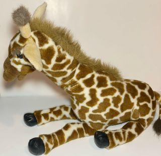 Rare Folktails Folkmanis Full Body Giraffe Puppet Plush Toy Stuffed Animal