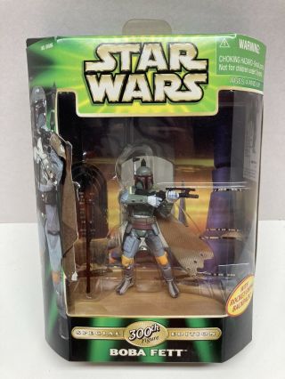 Star Wars Potf Boba Fett 300th Special Edition Action Figure Power Of The Force