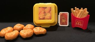 Vintage 1988 Fisher Price Fun With Food Mcdonalds Chicken Mcnuggets Set 2162