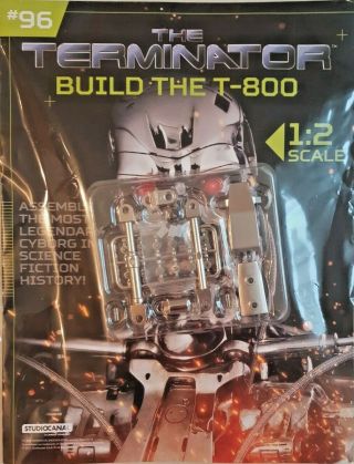 The Terminator Build The T - 800 Endoskeleton = 1: 2 Scale = 96 = Hatchette