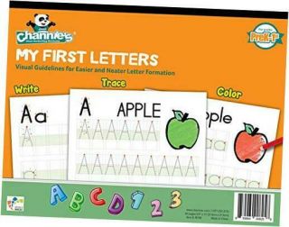 Channie’s My First Letters,  Easy To Trace,  Write,  Color,  And Learn Alphabet Prac