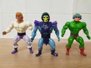 Rare Vintage 80s He - Man Motu Masters Of The Universe Figures In