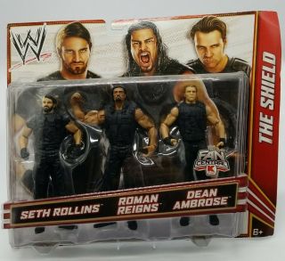 Wwe The Shield Kmart 3 Pack Dean Ambrose Seth Rollins Roman Reigns Fan Central