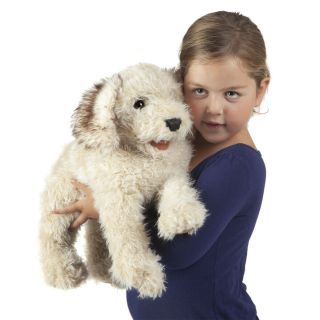 Labradoodle Dog Puppet By Folkmanis 3136,  Boys & Girls,  3 Years And Up