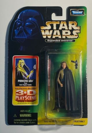 1998 Kenner Star Wars 3d Expanded Universe Princess Leia From Dark Empire Comics