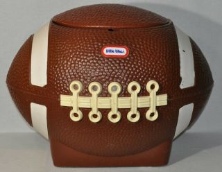 Vintage Little Tikes Football Toy Box Cooler Hamper Tailgate Superbowl 1219