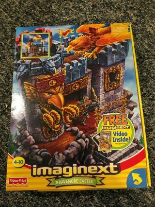 Imaginext Bravemore Castle Knights Building Toy,  100 Complete Set