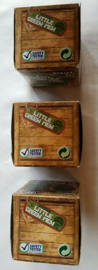 Little Green Men Series 1 Mystery Blind Box 3 Pack