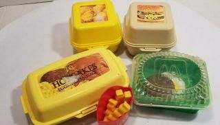 Vintage Fisher Price Mcdonalds Play Food 1988 Hotcakes Eggs Sausage Fries Mixed