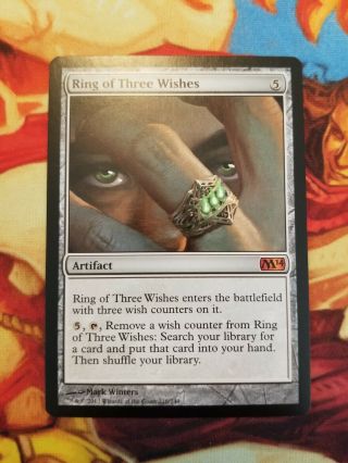 Ring Of Three Wishes 50 Off $30,  Magic The Gathering Mtg Card