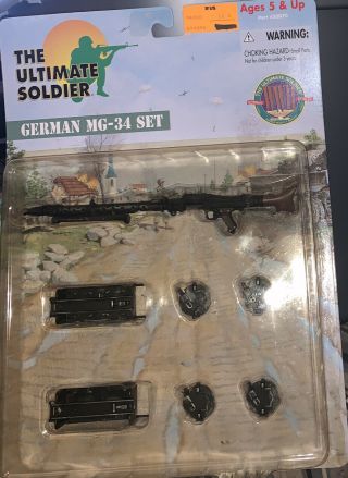21st Century Toys Ultimate Soldier German Mg - 34 Set 1:6 Scale