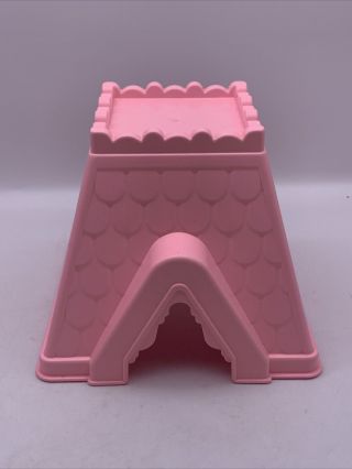 Vintage Playskool Dollhouse Roof Replacement Pink