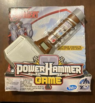 Avengers Thor Power Hammer Game Nib Marvel Comics Mjolnir Hasbro Roleplaying Toy