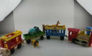 Vintage Fisher - Price Circus Train 991 Little People 1973
