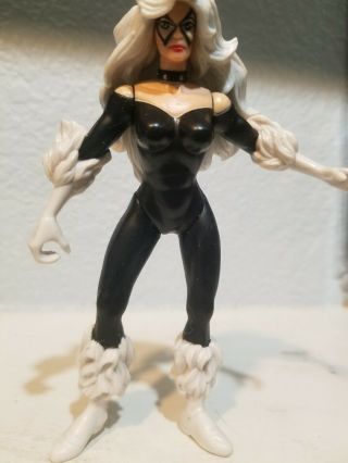 Vintage 1996 Black Cat Action Figure Toy Biz