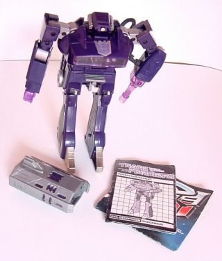 1985 Hasbro Battery Op Transformers G1 Decepticon Shockwave Complete