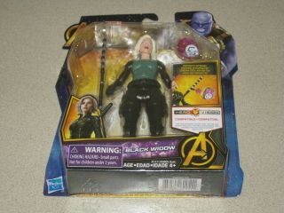 Marvel Avengers Infinity War Black Widow 6 Inch Figure With Infinity Stone