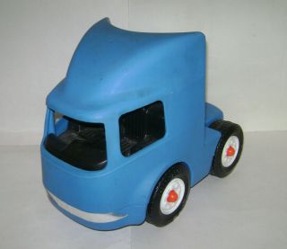 Vintage Little Tikes Blue Semi Truck Replacement For Ride On Trailer Big Rig