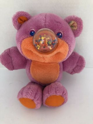 Vintage Playskool Nosey Bear Gumlet Plush 1987