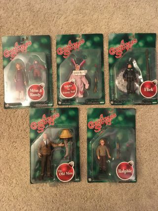 A Christmas Story Action Figures (set Of 5) By Neca Nib
