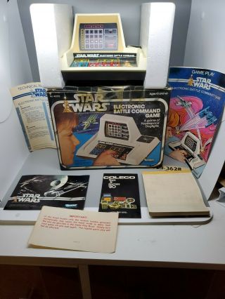 Vintage Star Wars Electronic Battle Command Game 1979/1977 Iob Vgc