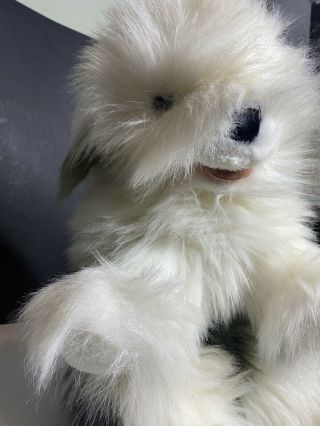 Folkmanis Sheep Dog Full Body Hand Puppet Large 27 " Puppy Stuffed Animal Plush