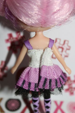Littlest Pet Shop LPS Blythe Doll B43 Purple Ribbons & Twirls w/ Accessories 3