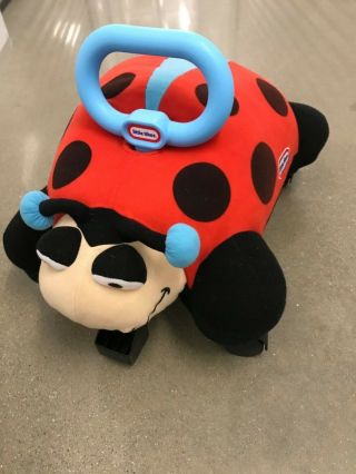 Little Tikes Pillow Racer Red Ladybug Ride - On Scooter Toddler Toy Rare