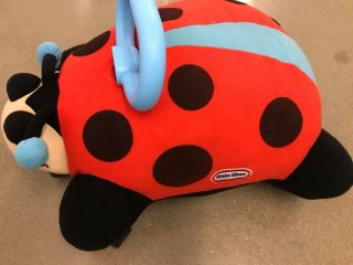 Little Tikes Pillow Racer Red Ladybug Ride - On Scooter Toddler Toy RARE 3