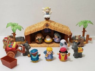 Fisher Price Little People Nativity Scene Holiday Christmas Set