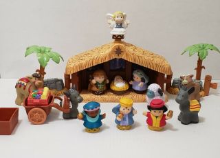 Fisher Price Little People Nativity Scene Holiday Christmas Set 2