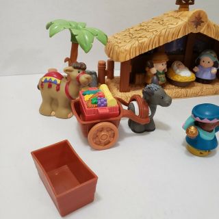 Fisher Price Little People Nativity Scene Holiday Christmas Set 3